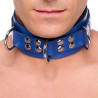 The Red Collier en cuir Ultra Bleu